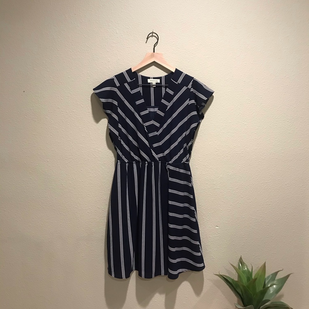 MONTEAU Striped Dress